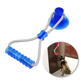 Multifunction Pet Molar Bite Dog Toys Rubber Chew Ball Cleaning Teeth Safe Elasticity Soft Puppy Suction Cup Biting Toy