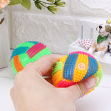 Dog Chew Toy Flashing Football Shape LED Light Sound Bouncy Ball Funny Pet Toy